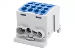 Zacisk HLK 100A-4 (1x25,3x16 / 1x25,3x16) - niebieski IP20