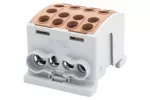 Zacisk HLK 125A-4 (1x35,3x25 / 1x35,3x25) - brązowy IP20