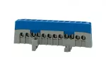 Listwa ochronna ZPI 12-modułowa 12x16mm2 - niebieska IP20