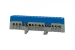 Listwa ochronna ZPI 15-modułowa 15x16mm2 - niebieska IP20