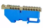 Listwa ochronna 11-modułowa 11x16mm², 1x35mm² - niebieska