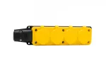 Listwa gumowa 4x230V 16A żółta IP54