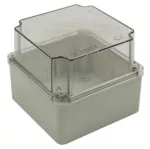 Puszka BS 120x120x100 pokrywa przeźroczysta IP66