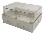 Puszka BS 300x225x140 pokrywa przeźroczysta IP66