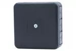 Puszka hermetyczna H55-S 85x85x37 12-wylotowa - czarna IP55