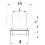 Adapter mosiężny PG7/M12x1,5