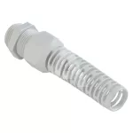 Dławnica poliamidowa szara z odgiętką SYNTEC NPT3/8cala fi3,0-8,0 mm dł.gwintu 15mm