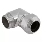 Dławnica mosiężna niklowana kątowa M40x1,5 fi24,0-33,0mm dł.gwintu 10mm