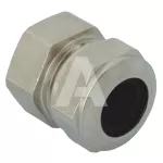 Dławnica mosiężna niklowana z gwintem wewnętrznym PG11 fi5,5-12,0mm dł.gwintu 6mm