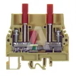 SCB.6/DD Złącze śrubowe 6mm^2, testowo-pomiarowe + gniazdo do wtyków pomiarowych