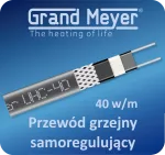 Kabel grzejny samoregulujący Grand Meyer 40W/m typ UHC-40