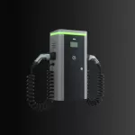 Ładowarka Samochodowa; Neon; Ścienna; 1 faza; 14,8 kW; 2 punkty ładowania; Kabel T2 spiralny; modem 4G/ LTE; RFID; MID; wyłącznik różnicowoprądowy 30mA klasa A, wyłącznik nadprądowy 40A klasa C