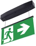 Oprawa ewakuacyjna natynkowa SUPREMA D-std M 3H AT IP54 NT-S [BLK] + (E2, E3) / 93961 230V