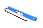 Pakiet akumulatorów LiFePO4 12,8V 3000mAh do oprawy Wars Panel 6W 3H / 9W 2H / 9W 3H / 12W 2H / PRIMUS LED HP 6W 3h/9W 2h/9W 3h/ 12W 2h - L260 x Ø26 / 96061 230V