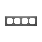 SIMON 55 WMDZ-01104x-0116 Ramka 4-krotna LINE; Grafitowy mat