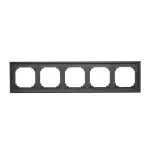 SIMON 55 WMDZ-01105x-0116 Ramka 5-krotna LINE; Grafitowy mat