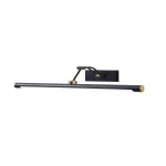 RICO LED 9W, lampa nad lustro, 990lm, 4000K, IP44, dł. 50 cm, czarna