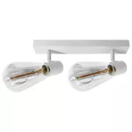 RIO SP 2, oprawa ścienno-sufitowa, E27 max. 2x60W, IP20, biała