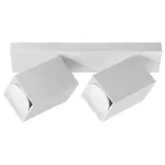 KUBAR SP 2, oprawa ścienno-sufitowa, GU10 max. 2x35W, IP20, biała