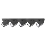 KUBAR SP 5, oprawa ścienno-sufitowa, GU10 max. 5x35W, IP20, czarna
