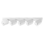 KUBAR SP 5, oprawa ścienno-sufitowa, GU10 max. 5x35W, IP20, biała