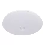 ASTERIA plafon, 2xE27 z czujnikiem ruchu PIR, 2x60W, klosz matowy - poliwęglan, IP44, biały
