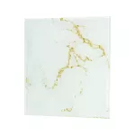 Panel szklany, Uniwersalny, kolor biało/złoty marmur połysk