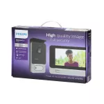 Philips WelcomeEye Touch, zestaw wideodomofonowy, bezsłuchawkowy, monitor LCD 7", dotykowy, menu OSD, sterowanie bramą, z czytnikiem breloków zbliżeniowych 125kHz