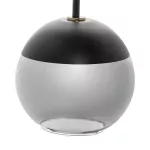 Lara 1P E27, lampa wisząca, max. 60W, czarna