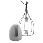 Adele 1P E27, lampa wisząca, max. 60W, czarna