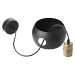 Jala 1P E27, lampa wisząca, max. 15W, czarna