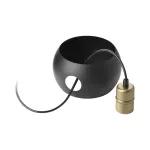 Jala 3P E27, lampa wisząca, max. 15W, czarna
