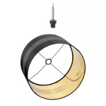 Alessio 1P E27, lampa wisząca, max. 60W, czarno-złota