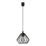 Waya 1P E27, lampa wisząca, max. 60W, czarna