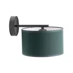 Rollo 1P E27, kinkiet, max. 60W, butelkowa zieleń