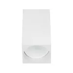 BARBRA DLS GU10 downlight max 50W, IP20, kwadrat, biały, aluminium