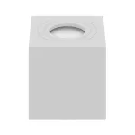 MEGY DLS GU10 downlight max 50W, IP54, kwadrat, biały, aluminium