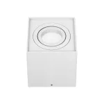 CAROLIN DLS GU10 downlight max 35W, IP20, kwadrat, biały