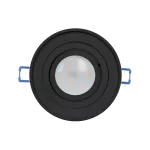SORMUS R ramka dekoracyjna oprawy punktowej, MR16/GU10 max 50W, regulowana, koło, czarna