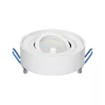SORMUS R ramka dekoracyjna oprawy punktowej, MR16/GU10 max 50W, regulowana, koło, biała