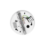 KORIN 16, oprawa typu downlight, 60W, E27, stal, biała