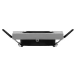 HALISI SM ramka dekoracyjna oprawy punktowej, MR16/GU10 max 50W, kwadrat, ruchoma, czarna