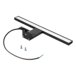 NORTES LED 5W, lampa nad lustro, 320lm, 4000K, dł. 30 cm, czarny,