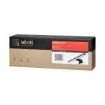 NORTES LED 5W, lampa nad lustro, 320lm, 4000K, dł. 30 cm, plastik, czarna