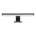 NORTES LED 5W, lampa nad lustro, 320lm, 4000K, dł. 30 cm, plastik, czarna