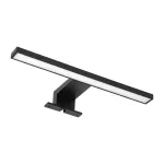 NORTES LED 5W, lampa nad lustro, 320lm, 4000K, dł. 30 cm, plastik, czarna
