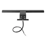 NORTES LED 5W, lampa nad lustro, 320lm, 4000K, dł. 30 cm, plastik, czarna