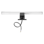 PEEGEL LED 6W, lampa nad lustro, 540lm, 4000K, dł.40 cm, tworzywo sztuczne+akryl, czarna