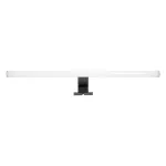 PEEGEL LED 9W, lampa nad lustro, 810lm, 4000K, dł. 60 cm, tworzywo sztuczne+akryl, czarna