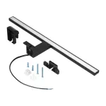 NORTES LED 12W, lampa nad lustro, 900lm, 4000K, dł. 50 cm, aluminium, czarna